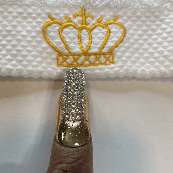 Women Index Finger Exaggerated Long Nails Punk Style Tip Ring 2.0" in W x 2"in L - Picture 2 of 16